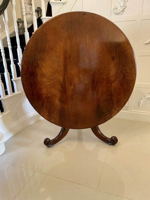 Antique 19th Century William IV Mahogany Lamp/wine Table