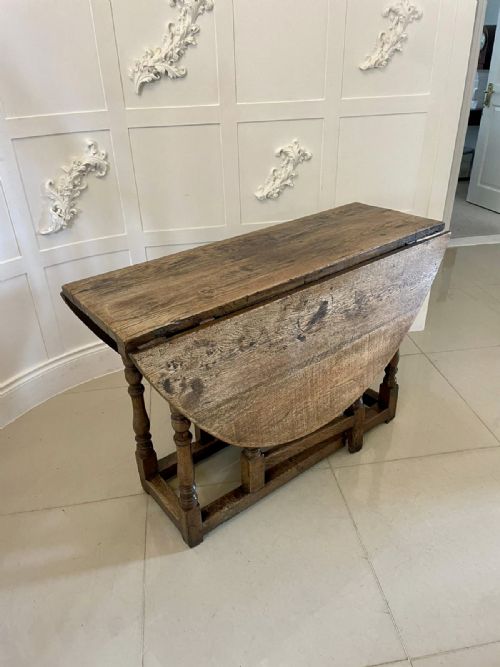 Antique Victorian Quality Oak Gateleg Table