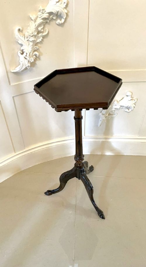 Antique Edwardian Mahogany Lamp Table