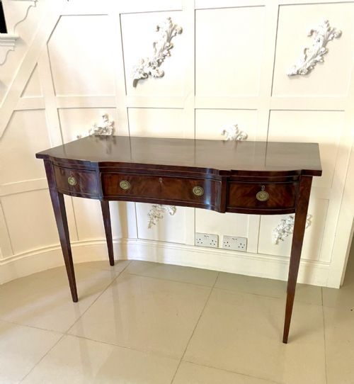 Antique Edwardian Quality Mahogany Inlaid Side Table