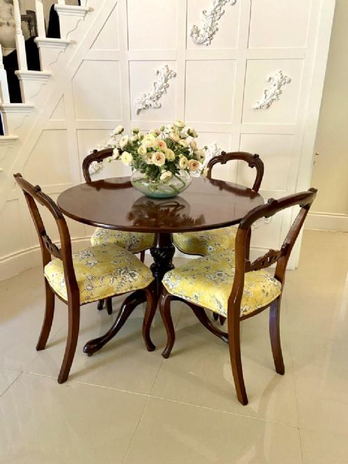 fig 2. Fine Quality Antique George III Mahogany Tripod Table