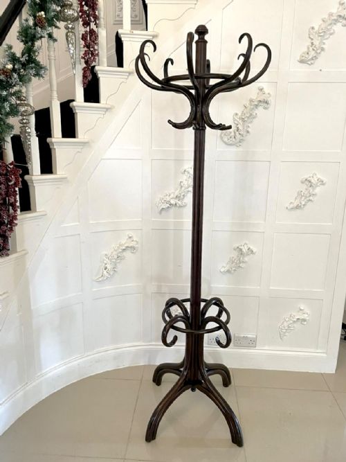Antique Edwardian Quality Bentwood Hall Stand