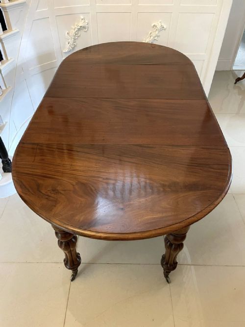 Quality Antique 8 Seater William IV Mahogany Extending Dining Table