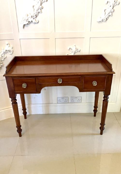 Quality Antique William IV Mahogany Side Table