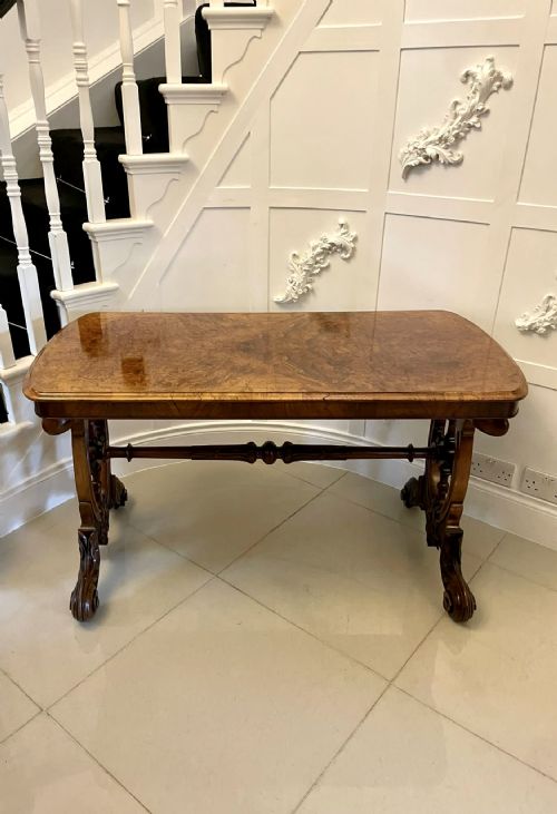 Superb Quality Antique Victorian Burr Walnut Centre Table