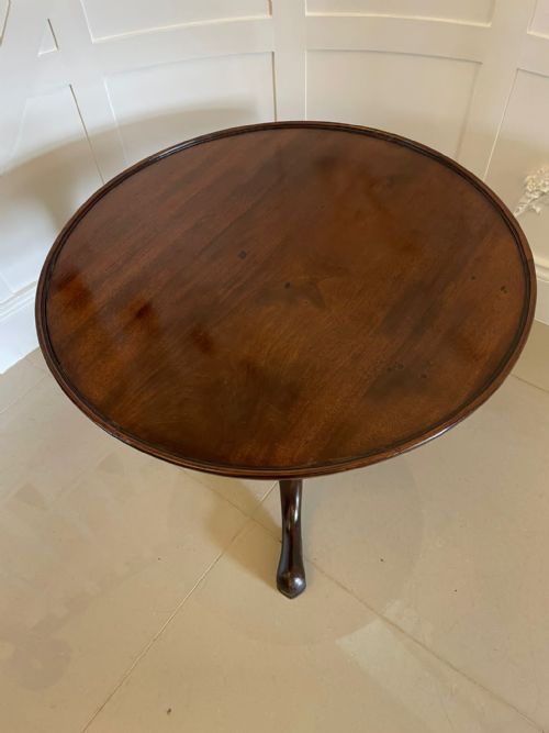 Antique George III Quality Circular Lamp Table
