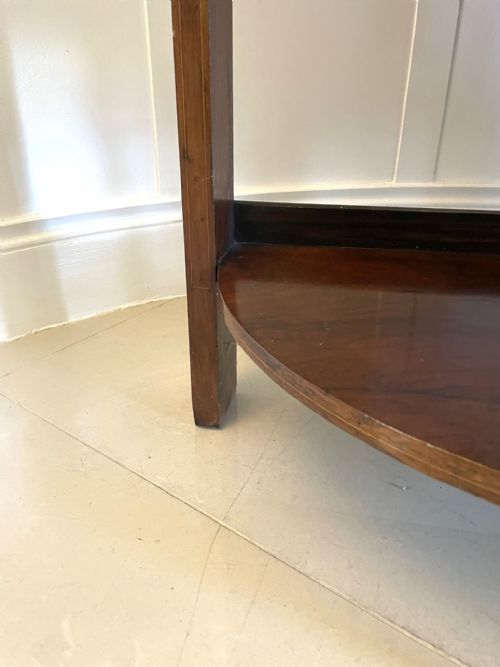 ANTIQUE VICTORIAN QUALITY ROSEWOOD INLAID SIDE CABINET - ADDITIONAL PHOTO 6