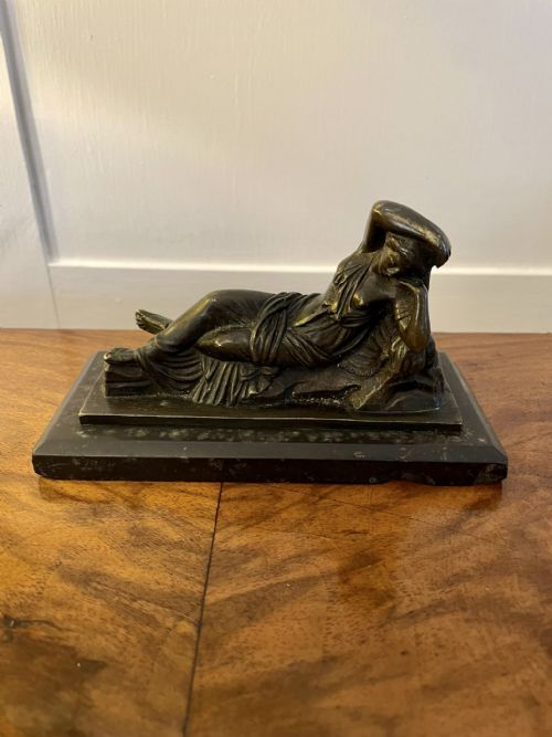 Antique Victorian Quality Bronze Figure