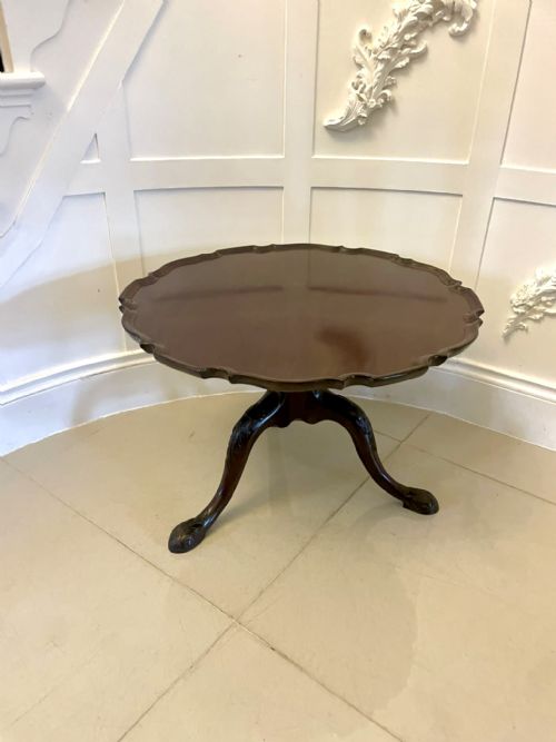 ANTIQUE GEORGE III QUALITY MAHOGANY COFFEE TABLE