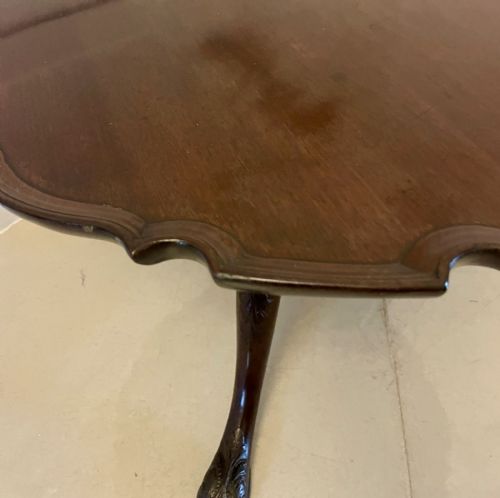 ANTIQUE GEORGE III QUALITY MAHOGANY COFFEE TABLE - ADDITIONAL PHOTO 3