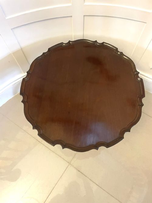 ANTIQUE GEORGE III QUALITY MAHOGANY COFFEE TABLE - ADDITIONAL PHOTO 4