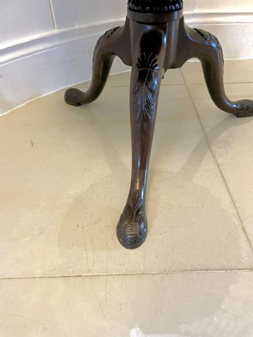 ANTIQUE GEORGE III QUALITY MAHOGANY COFFEE TABLE - ADDITIONAL PHOTO 5
