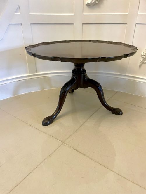 ANTIQUE GEORGE III QUALITY MAHOGANY COFFEE TABLE - ADDITIONAL PHOTO 7