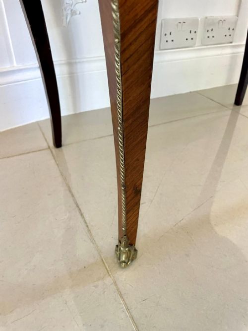 FINE QUALITY ANTIQUE VICTORIAN FRENCH KINGWOOD BONHEUR DU JOUR - ADDITIONAL PHOTO 5
