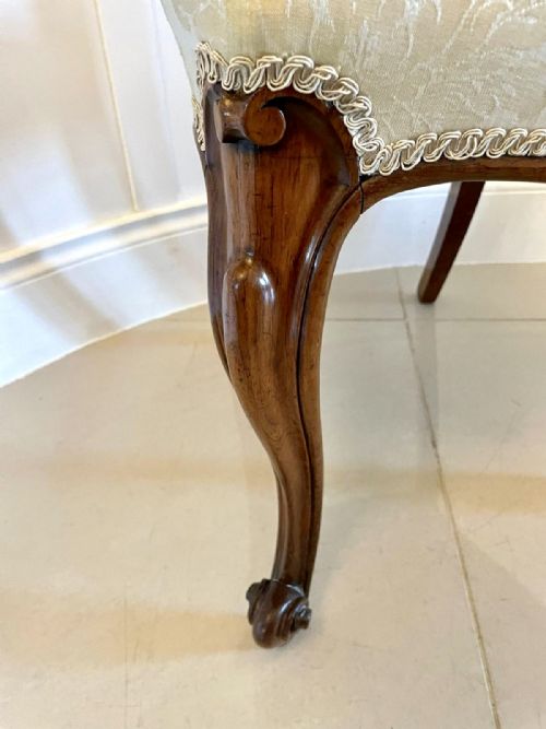 FINE QUALITY SET OF 4 ANTIQUE VICTORIAN CARVED ROSEWOOD DINING CHAIRS - ADDITIONAL PHOTO 1