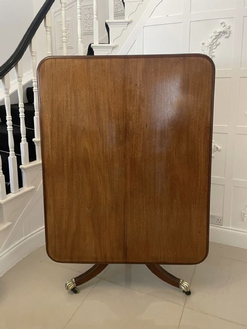 Antique Regency Quality Figured Mahogany Centre/ Dining Table