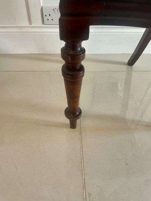 PAIR OF ANTIQUE VICTORIAN QUALITY MAHOGANY SIDE CHAIRS - ADDITIONAL PHOTO 6