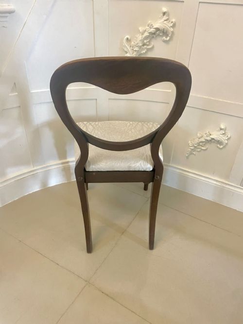 PAIR OF ANTIQUE VICTORIAN QUALITY MAHOGANY SIDE CHAIRS - ADDITIONAL PHOTO 9