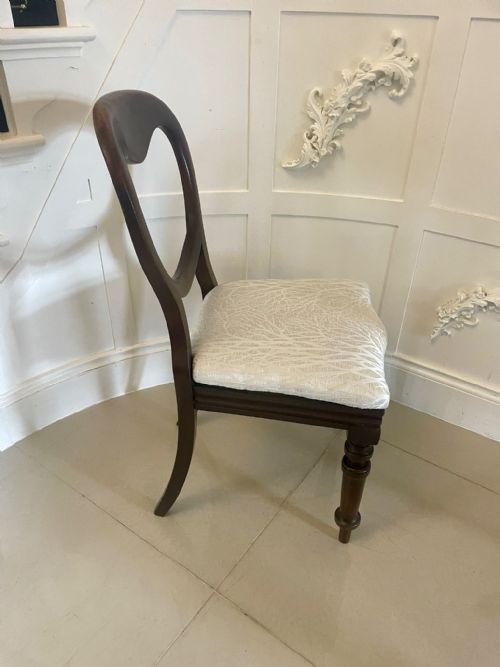 PAIR OF ANTIQUE VICTORIAN QUALITY MAHOGANY SIDE CHAIRS - ADDITIONAL PHOTO 13