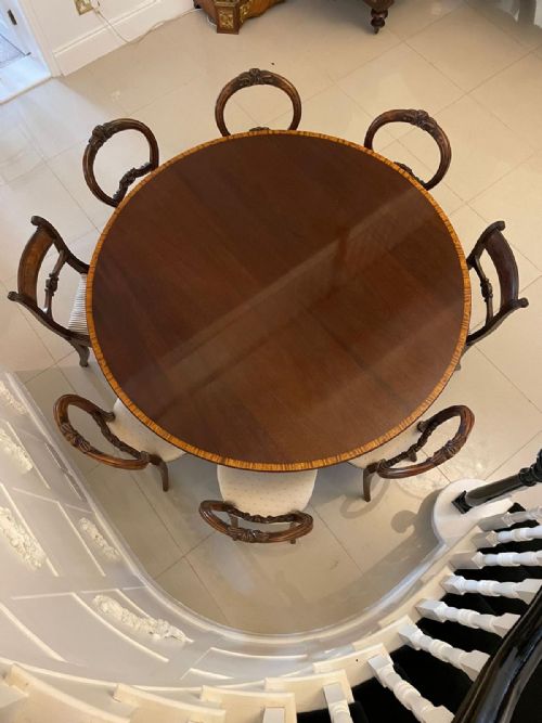 fig 1. Large 12 Seater Antique Mahogany Extending Dining Table