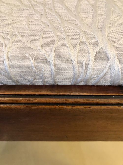 ANTIQUE CARVED MAHOGANY DESK CHAIR - ADDITIONAL PHOTO 6
