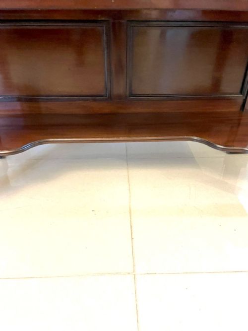 ANTIQUE VICTORIAN QUALITY CARVED MAHOGANY DISPLAY CABINET BY JAMES WINTER SONS LONDON - ADDITIONAL PHOTO 8