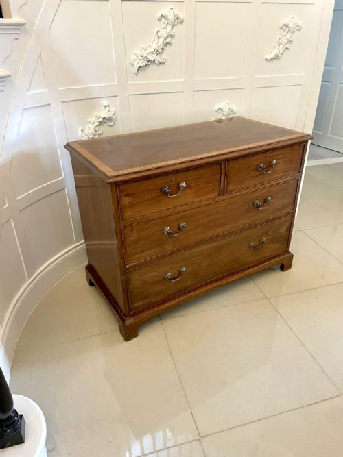 Antique Victorian Quality Mahogany Chest of 4 Drawers