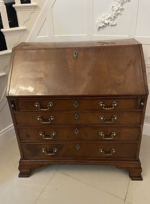 OUTSTANDING QUALITY ANTIQUE GEORGE III MAHOGANY BUREAU - ADDITIONAL PHOTO 2