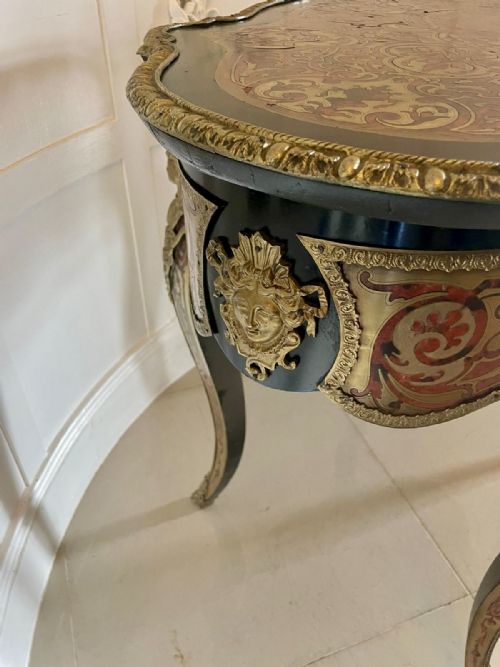 ANTIQUE FRENCH BOULLE CENTRE TABLE - ADDITIONAL PHOTO 8