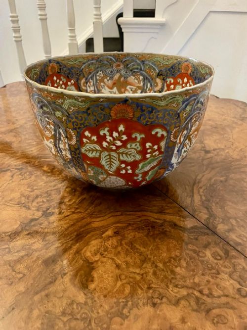 Large 19th Century Antique Japanese Outstanding Quality Imari Bowl