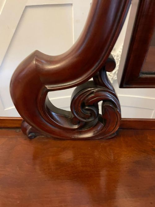 fig 1. Quality Victorian Antique Carved Mahogany Dressing Table
