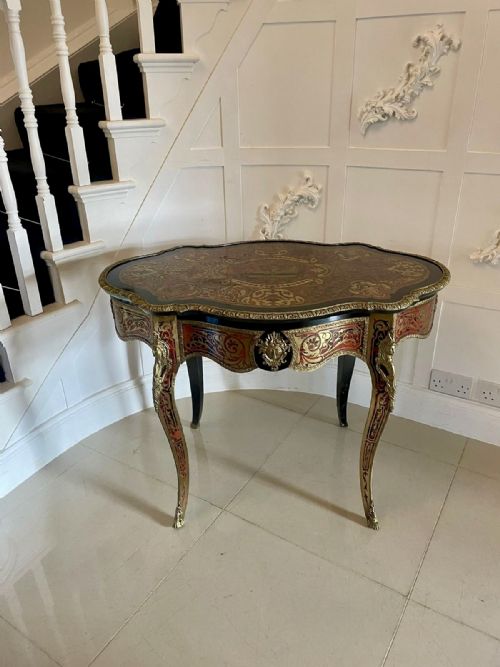 Antique French Boulle Centre Table