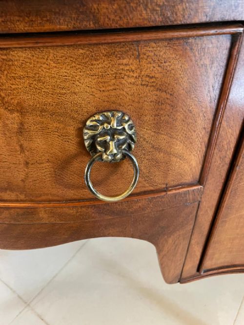 fig 1. Antique Mahogany Serpentine Shaped Sideboard