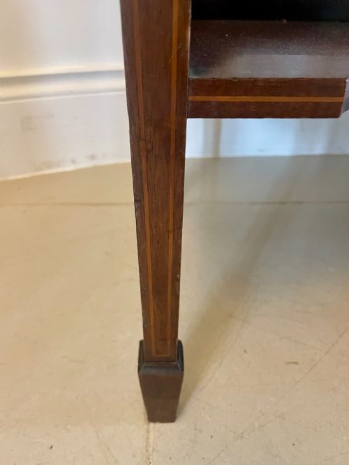 ANTIQUE EDWARDIAN SUPERB QUALITY INLAID MAHOGANY DISPLAY CABINET - ADDITIONAL PHOTO 2