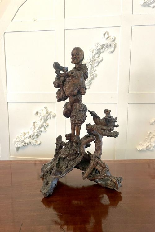 ANTIQUE 19TH CENTURY CHINESE ROOT CARVING