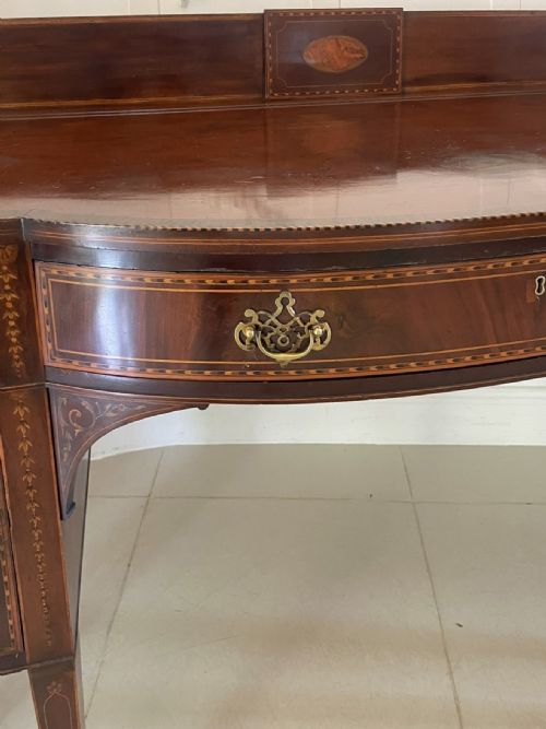 MAGNIFICENT QUALITY LARGE ANTIQUE GEORGE III INLAID MAHOGANY SIDEBOARD - ADDITIONAL PHOTO 1