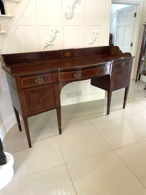 MAGNIFICENT QUALITY LARGE ANTIQUE GEORGE III INLAID MAHOGANY SIDEBOARD - ADDITIONAL PHOTO 2