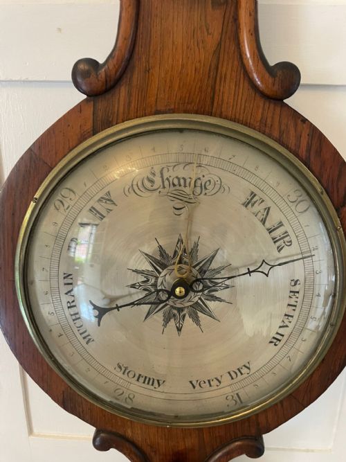 LARGE ANTIQUE VICTORIAN QUALITY ROSEWOOD BANJO - ADDITIONAL PHOTO 2