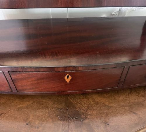 ANTIQUE GEORGE III MAHOGANY DRESSING TABLE MIRROR - ADDITIONAL PHOTO 3