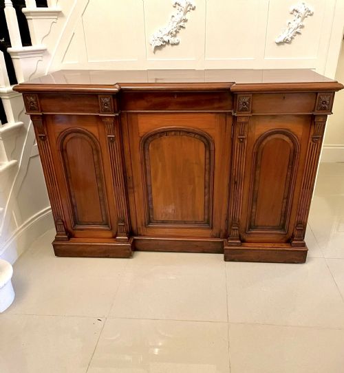 19th Century Antique Victorian Mahogany Breakfront Sideboard