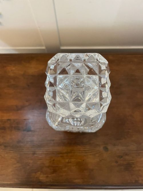 ANTIQUE EDWARDIAN QUALITY CUT GLASS DECANTER - ADDITIONAL PHOTO 4