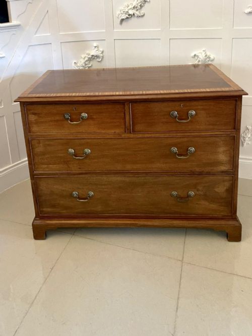 Antique Victorian Quality Mahogany Chest of 4 Drawers