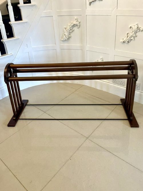 Unusual Antique Victorian Quality Mahogany Saddle Stand/rack
