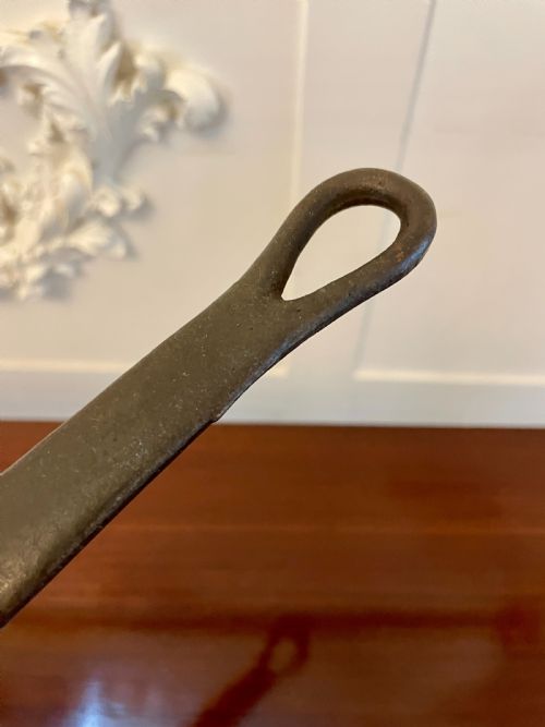 THREE ANTIQUE VICTORIAN COPPER PANS - ADDITIONAL PHOTO 4