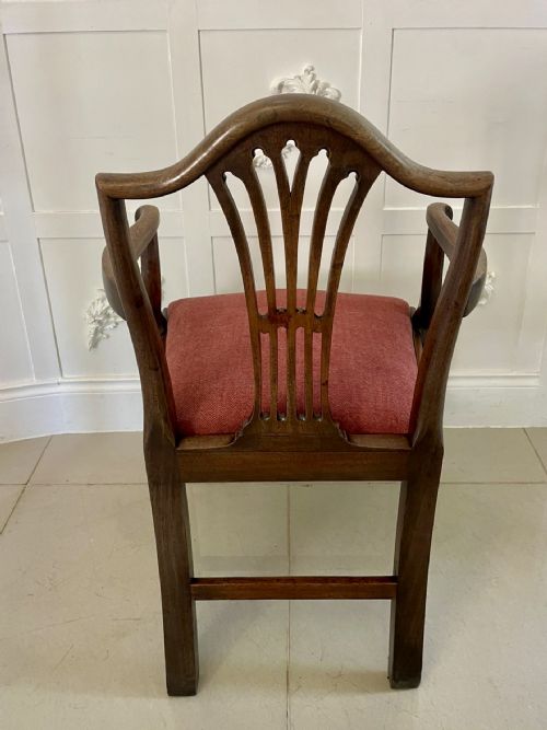 fig 1. Set of 8 Antique Victorian Quality Mahogany Dining Chairs