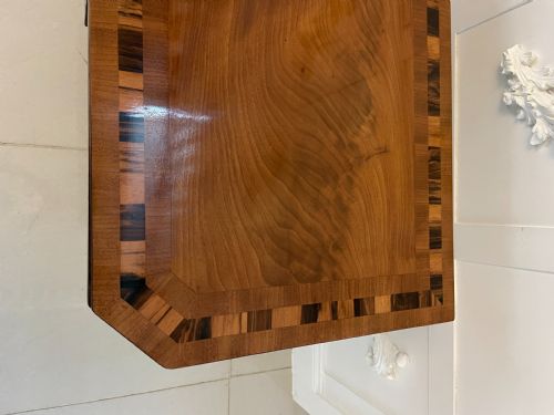 OUTSTANDING QUALITY ANTIQUE REGENCY MAHOGANY CARDCONSOLE TABLE - ADDITIONAL PHOTO 12