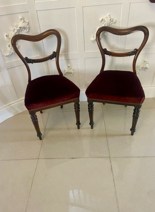 QUALITY SET OF SIX ANTIQUE VICTORIAN ROSEWOOD DINING CHAIRS - ADDITIONAL PHOTO 10