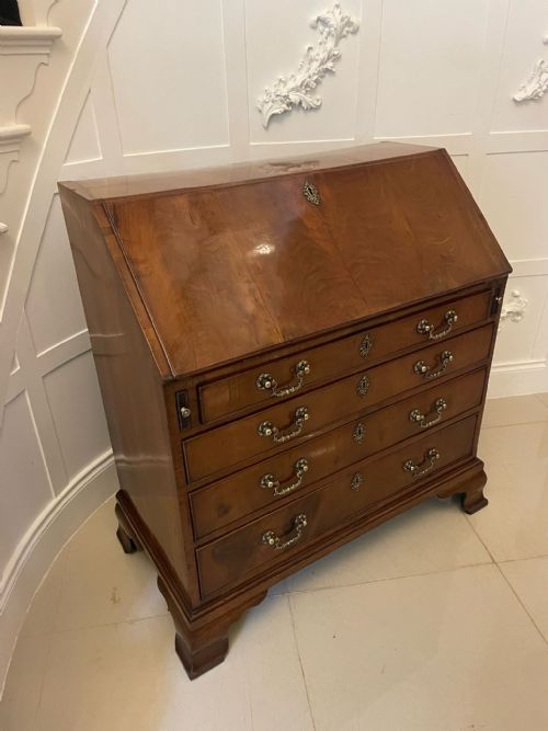Outstanding Quality Antique George III Mahogany Bureau