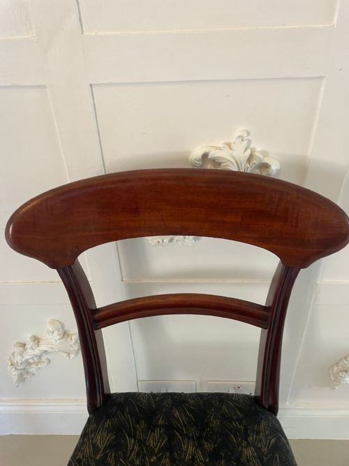 ANTIQUE VICTORIAN SET OF 10 QUALITY MAHOGANY DINING CHAIRS - ADDITIONAL PHOTO 10