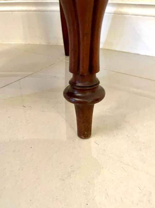 ANTIQUE SET OF SIX VICTORIAN MAHOGANY DINING CHAIRS - ADDITIONAL PHOTO 3